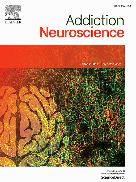 Go to journal home page - Addiction Neuroscience